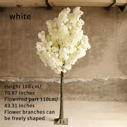 인공 체리 꽃 나무 웨딩 장식 시뮬레이션 시뮬레이션 꽃 몰 호텔 파티 장식 홈 소원 나무 장식