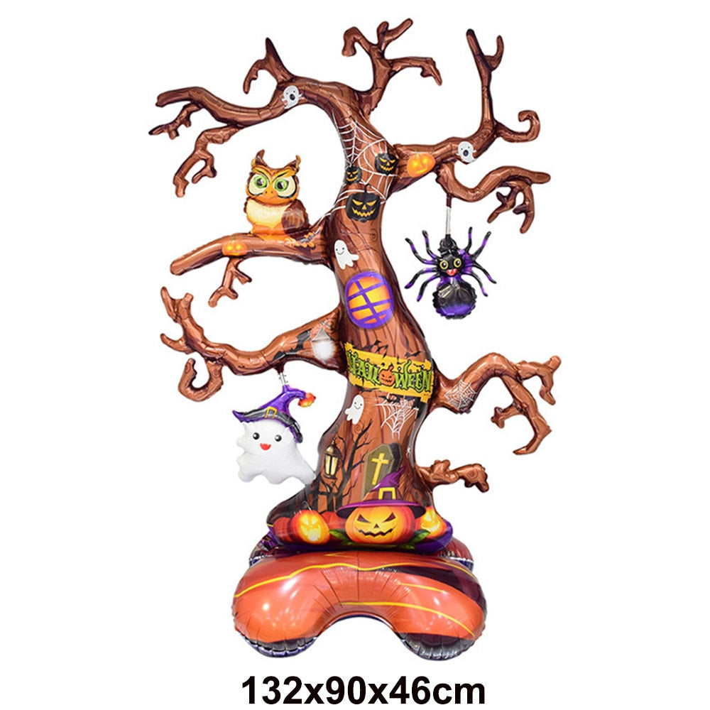 هالوين نفخ شبح شجرة بالونات القرع المومياء ميكو للخارجية داخلي ساحة هالوين حفلة الاطفال لعبة قابلة للنفخ ديكور