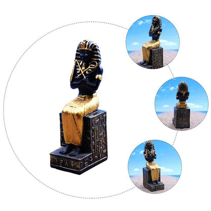 Figurine de pharaon égyptien antique, décoration de bureau à domicile, articles d'art de collection