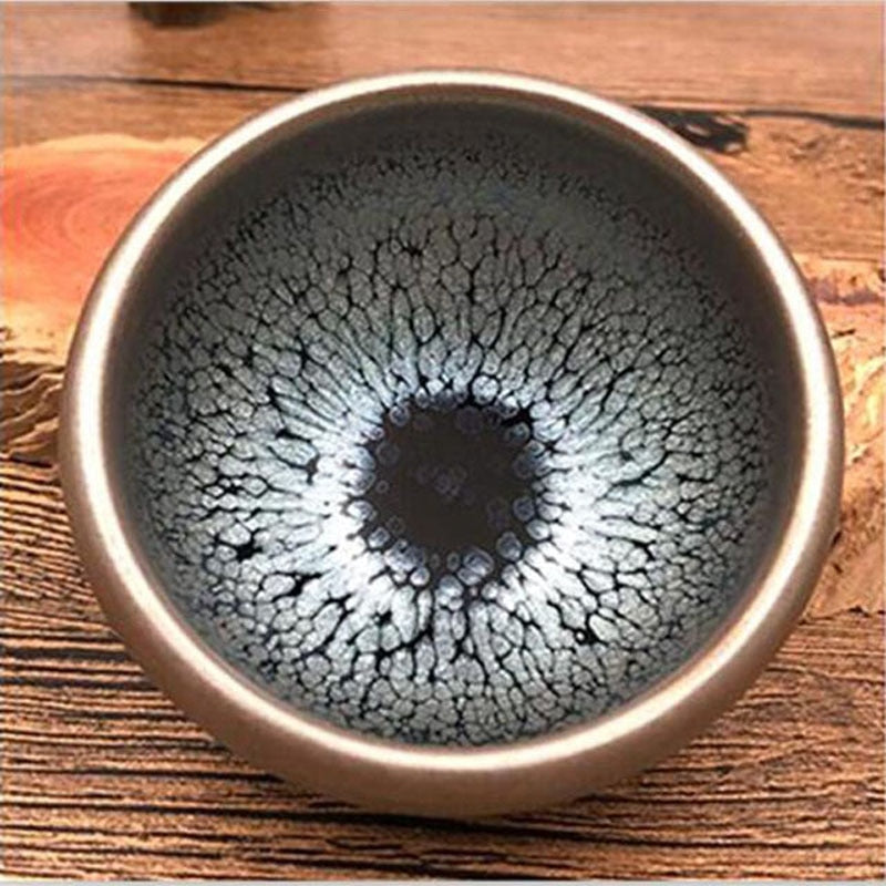 Jianzhan Tenmoku tasse à thé bol Matcha en porcelaine 50 ml artisanat pour thé Tie Guan Yin, matcha, thé vert oolong, dahongpao