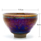 JIANZHAN Tenmoku tasses à thé changement de couleur glorieux par le célèbre potier Zilong Liu tiré dans un four bol à thé en céramique Drinkware boîte-cadeau