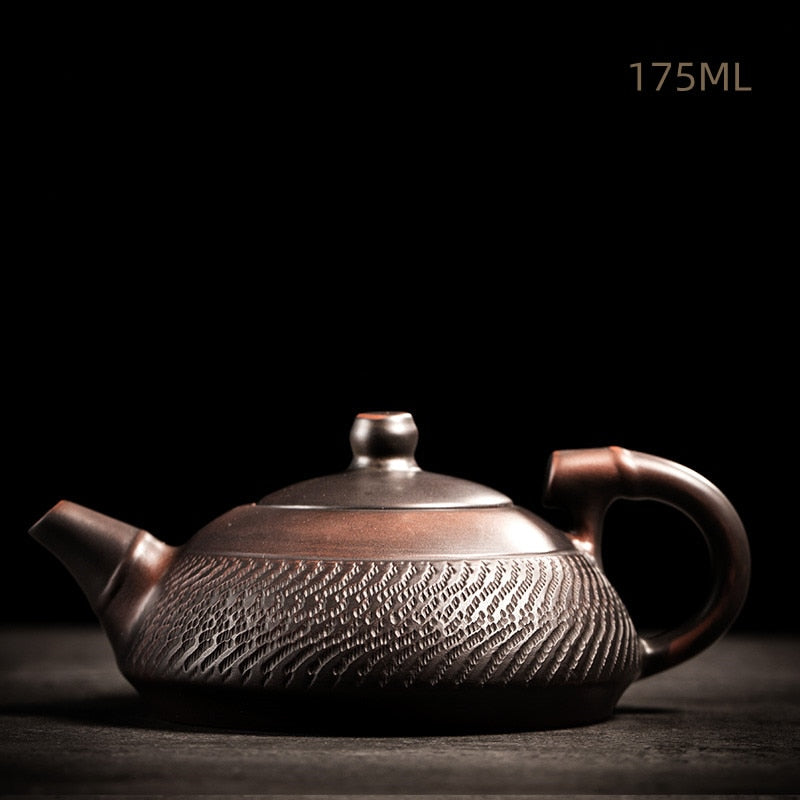 Jianshui fialová hrnčířská keramika keramika kung fu konvice čaj čaj konvice ručně vyráběná čajová čaj