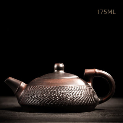 Jianshui Pottery Pottery Pot Ceramic Kung Fu Teapot Tea Kettle Teh Tea Tea Maker Tea Set Kecil Teh Teater Teater