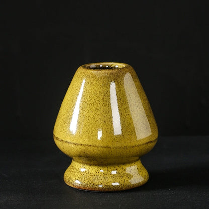 Matcha-Set, antike chinesische Tee-Trinkutensilien, Bambus-Teepinsel (Chasen), Keramik, japanische Teezeremonie, Teezubereitungszubehör