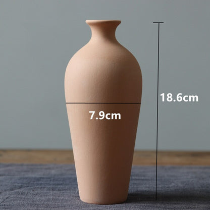 1 st Frosted Ceramic Vase Home Decoration Ceramicflower Vase Photography Props