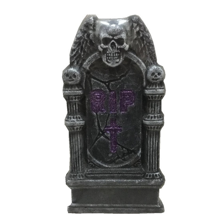 Halloween Graveyard Tombstone Decorations Realistic and Reusable Spooky Haunted House Yard Outdoor Decorations and Accessories