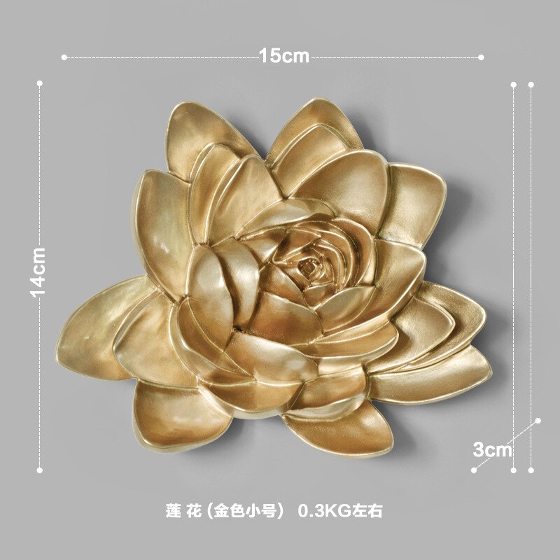 European creative resin flower wall decoration three-dimensional wall decoration home decoration TV background wall decoration