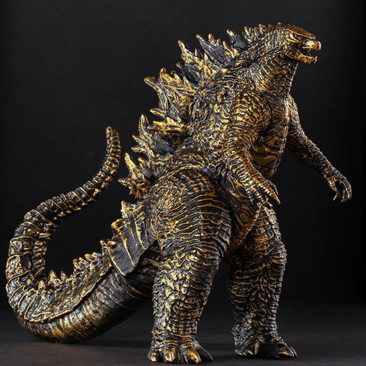 Godzilla Movie King of the Monsters Black Gold Godzilla Action Figur Anime Model 23cm PVC Movable Joints Dinosaur Kid Gift Legetøj