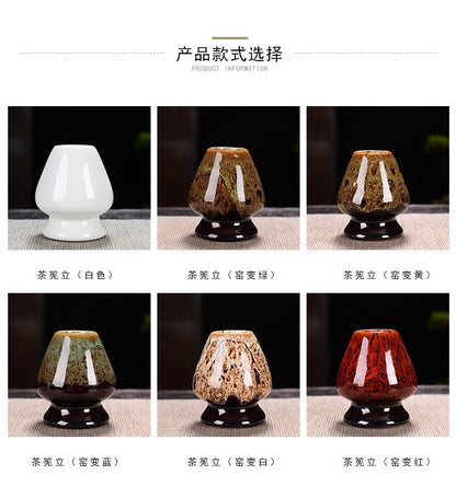 Set di matcha antichi utensili da bere da tè cinese pennello da tè di bambù (Chasen) Ceramica Ceramica CERIMONIO DI TEA Giapponese Accessori per la produzione del tè