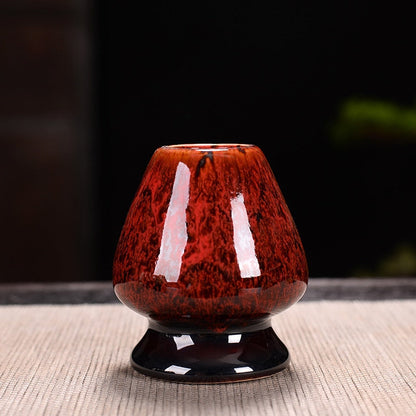 Matcha Set Teh Cina Kuno Peralatan Minum Teh Bambu (Chasen) Keramik upacara Teh Jepang Aksesori Pembuatan Teh