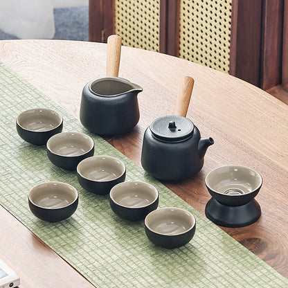 Chinese reistheet set Gaiwan draagbare infusers ceremonie keramische theesets theekop compleet gereedschap cadeau juego te keuken teaware