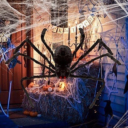 30cm/50cm/75cm/90cm/125cm/150cm/200cm Siyah Örümcek Cadılar Bayramı Dekorasyon Perili Ev Pervane Kapalı Açık Dev Dekor