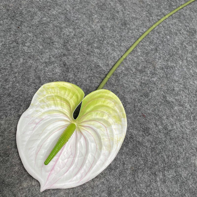 60cm 인공 Anthurium Plants 거실 가정 장식 시뮬레이션 3D 인쇄 영화 가정 미적 방 장식