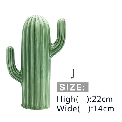 Itäinen sisustus 2023 Huoneen sisustus Vihreä kaktus kodin esteettinen sisustus Kaktus kodinsisustuskoristeet esittelee keraamisen kaktus