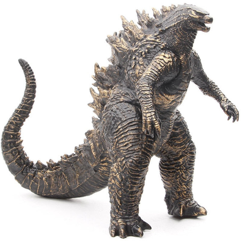 Godzilla Movie King of the Monsters Black Gold Godzilla Action Figure Anime Model 23cm PVC Movable Joints Dinosaur Kid Gift Toys