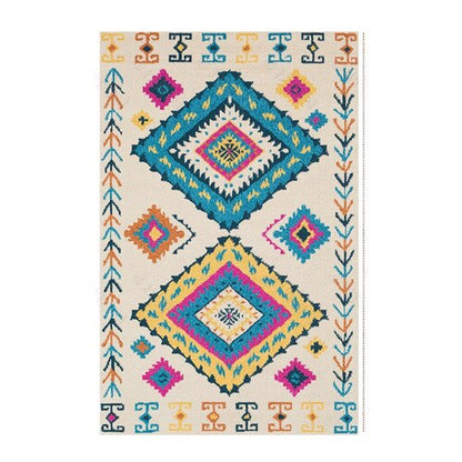 Boheemi matto amerikkalainen etninen tyylinen olohuoneen sisustus matot Marokon vintage homestay makuuhuoneen sisustus matot liukumattoman maton