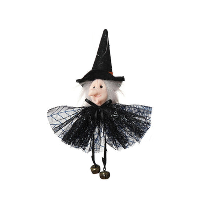 ハロウィーンカボチャゴーストウィッチブラックキャットペンダント怖い魔女吊り飾りハッピーハロウィーンパーティーデコレーション2023