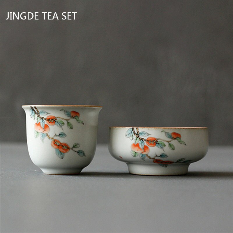 Seramik Portable Tea Pot and Cup Set Teh Cina Teh Teh Teh Disesuaikan Bekalan Teh Perjalanan Set Periuk Dua Cawan