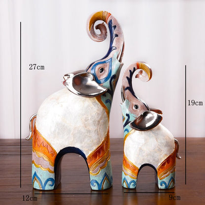 Figura Estatua de resina decorativa para la decoración del hogar Regalo de boda creativo europeo Estatuas de jirafas Decoración del hogar Escultura