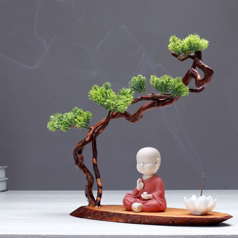 Nowy chiński w stylu Dekoracja werandy rzeźbia korzenia