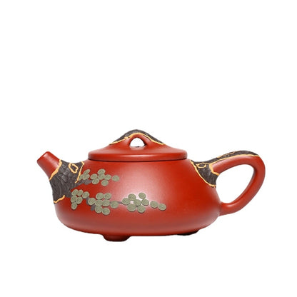 Yixing Tea Pot Teapot Tea Pot Filter Handmade Purple Clay Teaware Customized Gifts Drinkware Set