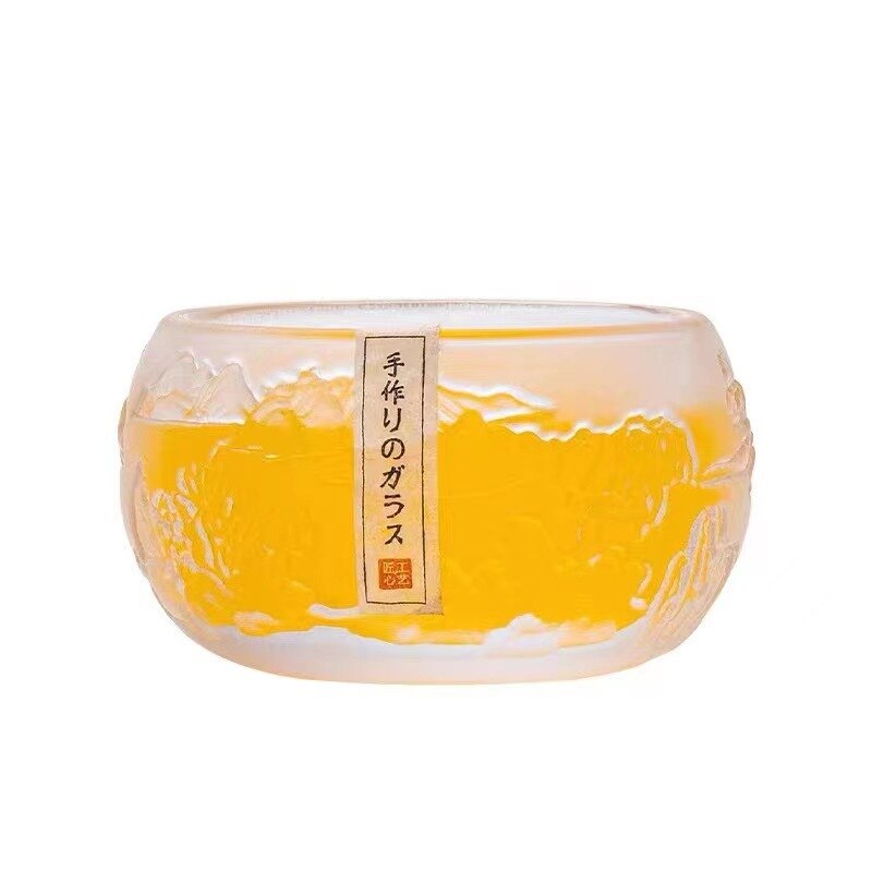 마스터 컵 일본 쿵푸 티 컵 크리스탈 차 보울 개인 가정 티 컵 차 세트 도매 찻잔