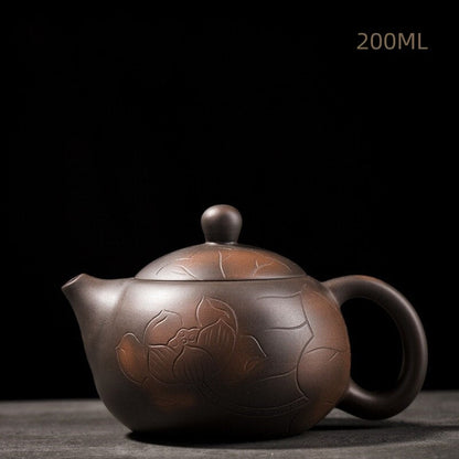 Jianshui viola ceramica ceramica kung fu teapot tè tè fattle teapot tea maker set da tè piccolo set di acqua di tè