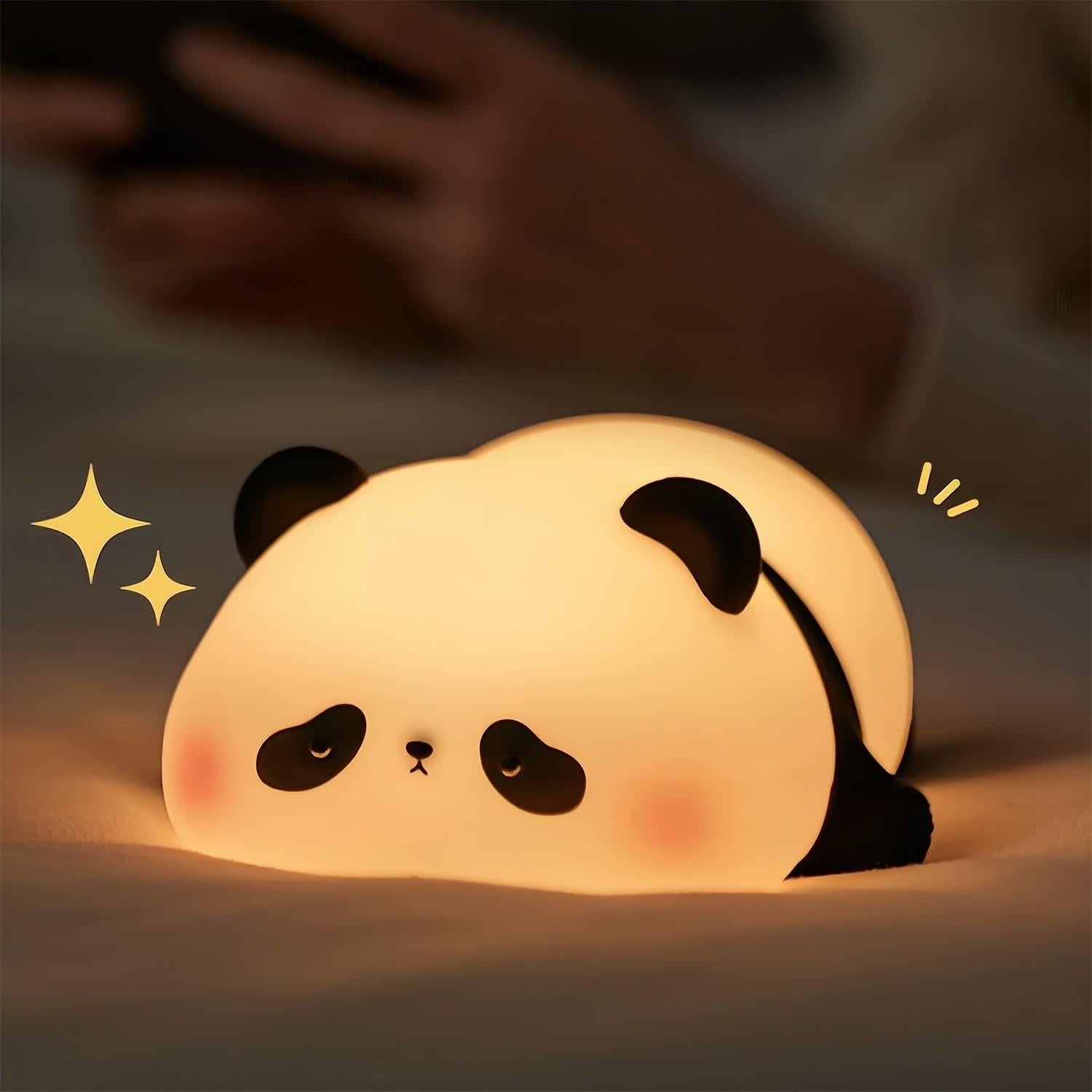 Panda nachtlichten voor kinderen schattig dier siliconen timing oplaad – MY, image size:1500x1500
