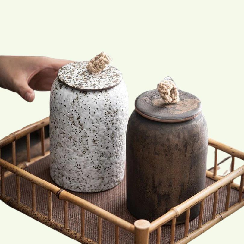 Ceramic coffee canister - acacuss