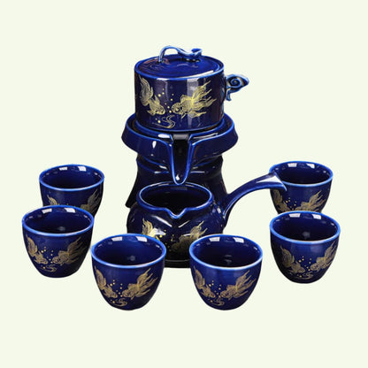 Orientalsk kinesisk gongfu te sett