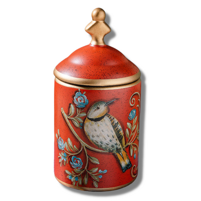 Čínský čajový plechovka vyrobená z keramiky, retro kamene, vzduchotěsného, ​​gongu z keramiky, pro sladkosti, obřadní doplňky čaje
