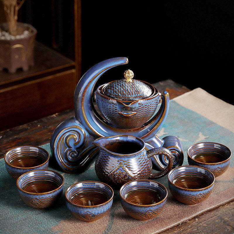 Ceramic semi-automatic creative teapot