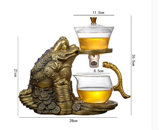 Pembuat teh katak (kodok) semi-otomatis teh