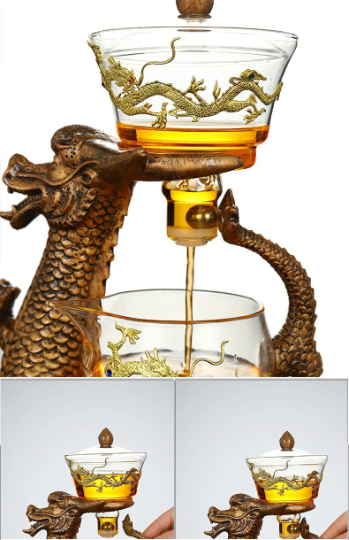 ערכת קומקום דרקון מזרחית | יצרנית תה מגנטית