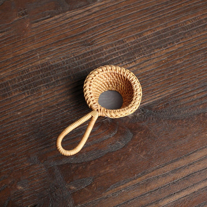 Japońska ceremonia herbaty bambus tkany sitko herbaty kreatywne filtr części zamienne części zamienne