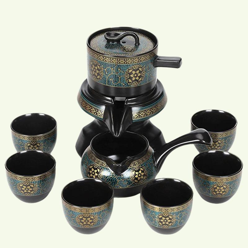 Lazy Semi Automatic Tea Set Household Whole Set – MY Incense Waterfall