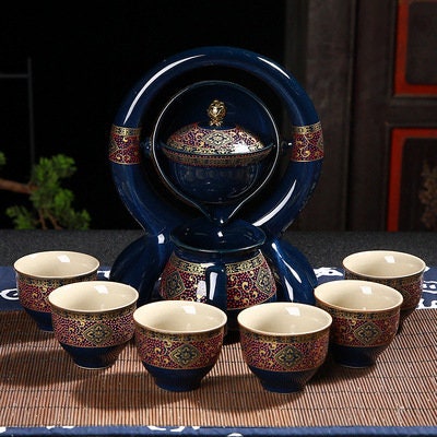 Cerâmica de chá rotativa