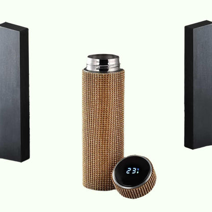 Smart Bottle Thermos I Smart Suhu Display Zirconia Vacuum Flask 500 mL