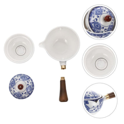 Set di tè da viaggio portatile in ceramica - Time