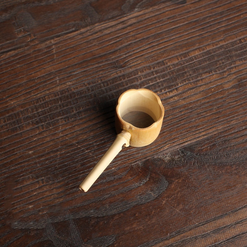טקס תה יפני במבוק ארוג מסננת תה יצירתי פילטר חלקי חילוף