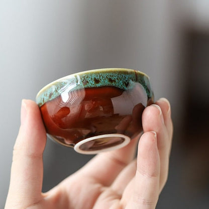 Perangkat teh portabel keramik