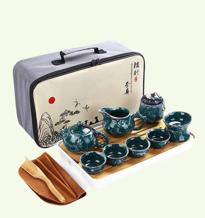 Ceramiczny przenośny zestaw herbaty podróżnej