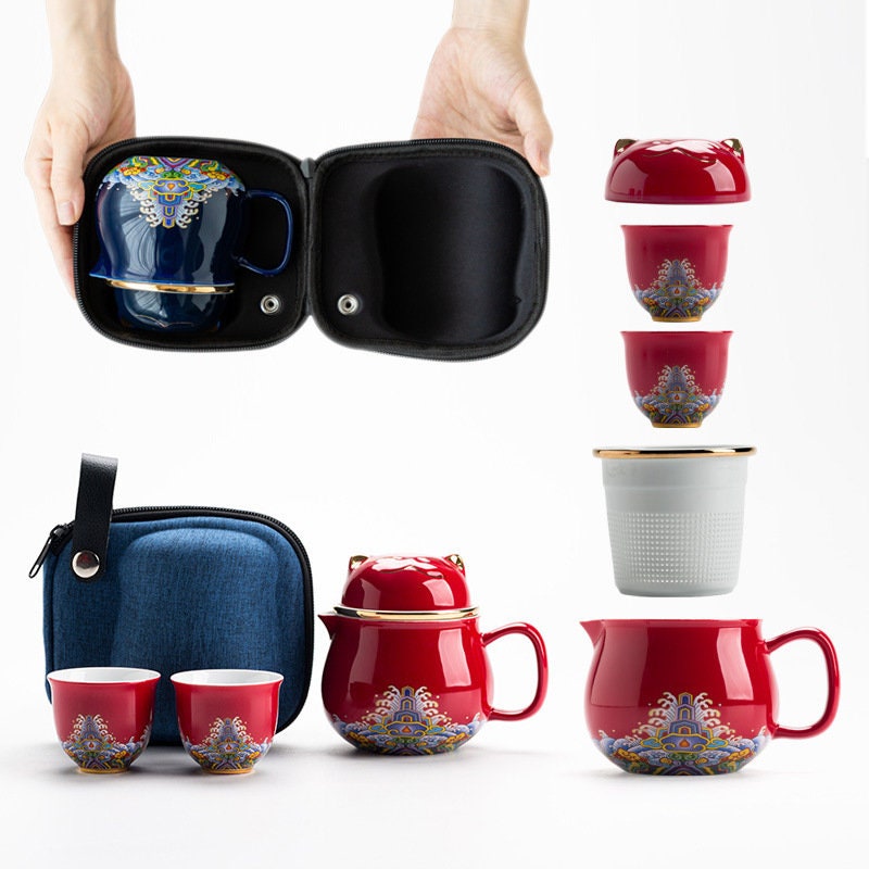 Forbidden City Cat Cup med låg keramik