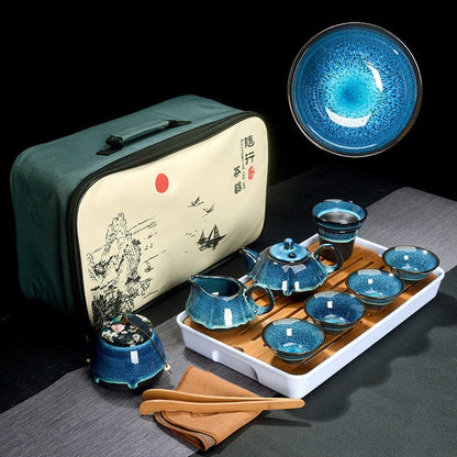 Bolsa de viagem de conjunto de chá de kung fu