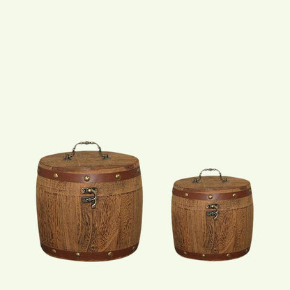 Lattine di tè in legno squisite portatili in legno in legno in scatola che bruciano a carbone | Ceramico ermetico vaso gong fu | Candy può | Accessori per il tè