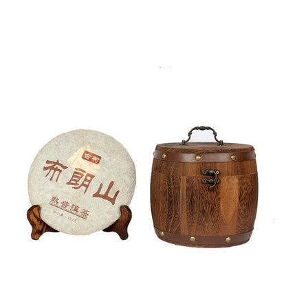 Portable Exquisite Buckle Wooden Tea Cans Charcoal-burning Canned Tea Barrels | Ceramic Airtight pot Gong Fu | Candy Can | Tea  Accessories