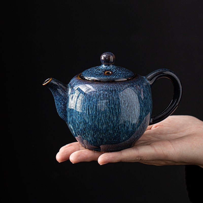 Theepot enkele pot keramische handgemaakte enkele thee -set