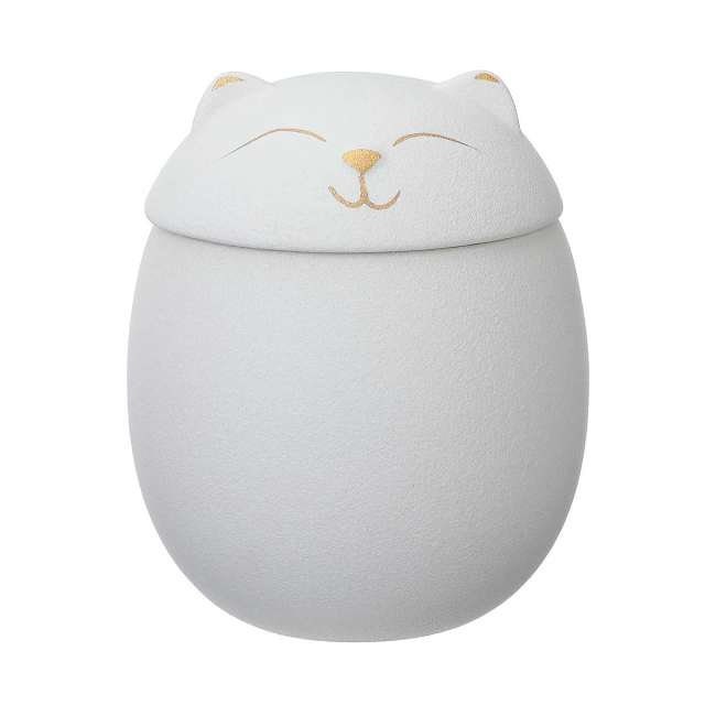 Керамический чайный кэдди милый кошачь