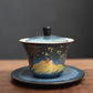 Deer Ceramic Gaiwan Home Retro Ceramic Kiln Turned Into Tea Bowl - acacuss