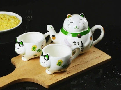Puchar ceramiczny Lucky Cat Milk Cough Puchar Puchar Kupa Kreatywny garnek I kubek kubek kubki na herbatę do herbaty